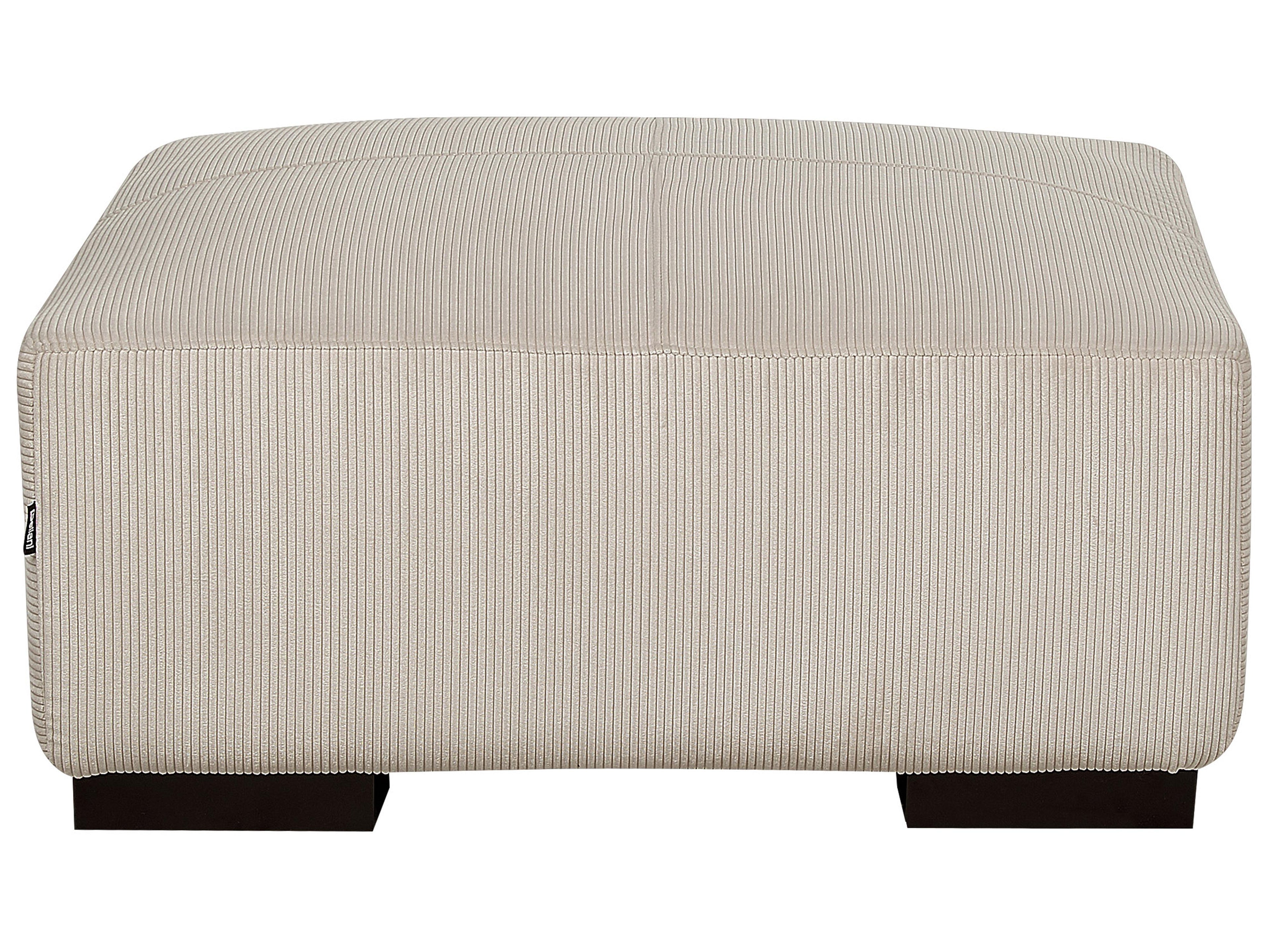  Ottoman LUNGO Corduroy Beige