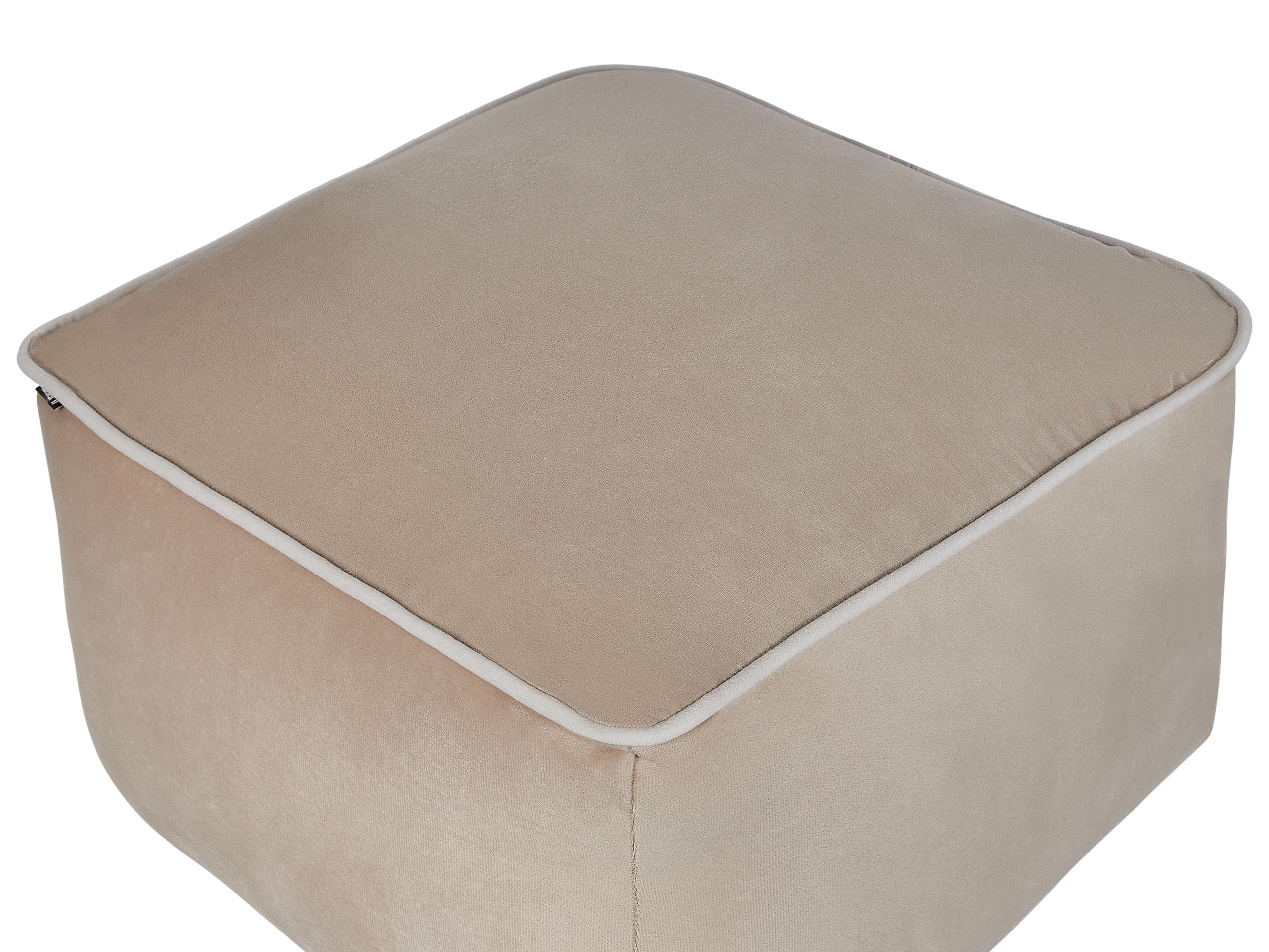  Pouffe DAREYN Velvet Sand Beige