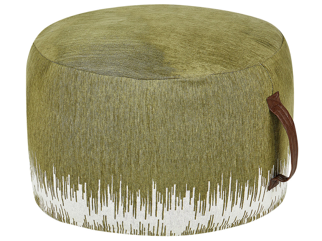  Pouffe KAWAI Cotton Olive Green