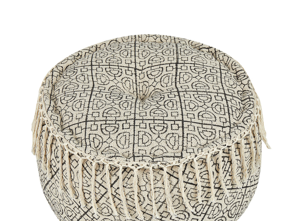  Pouffe SONATI Cotton Beige
