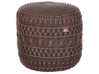  Pouffe Macramé THAKOT Cotton Brown
