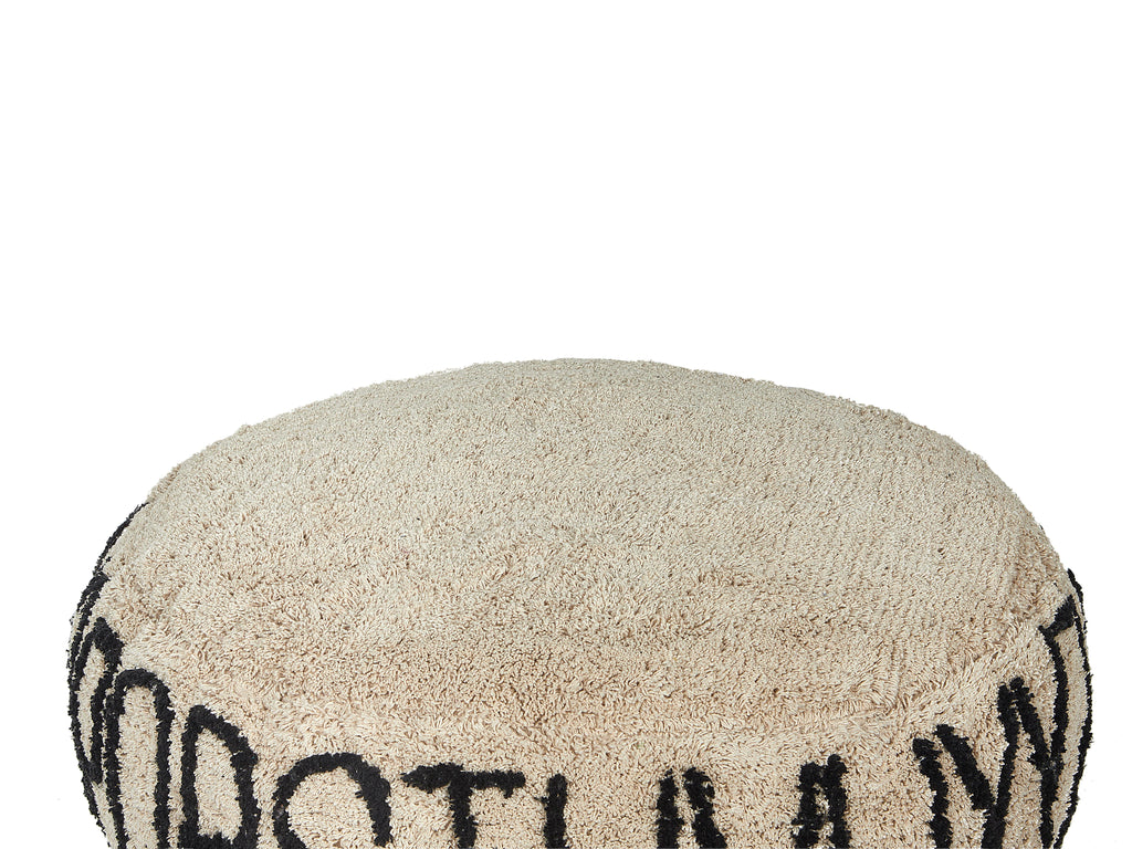 Pouffe TWINSPUR Cotton Beige