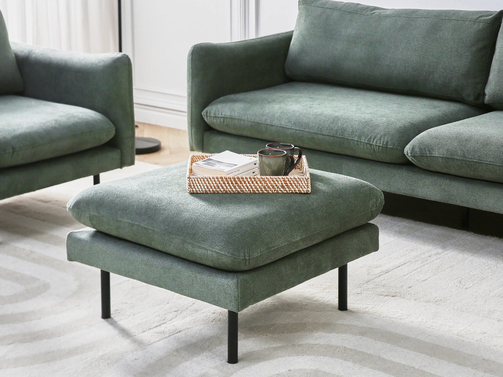  Ottoman VINTERBRO Fabric Light Green
