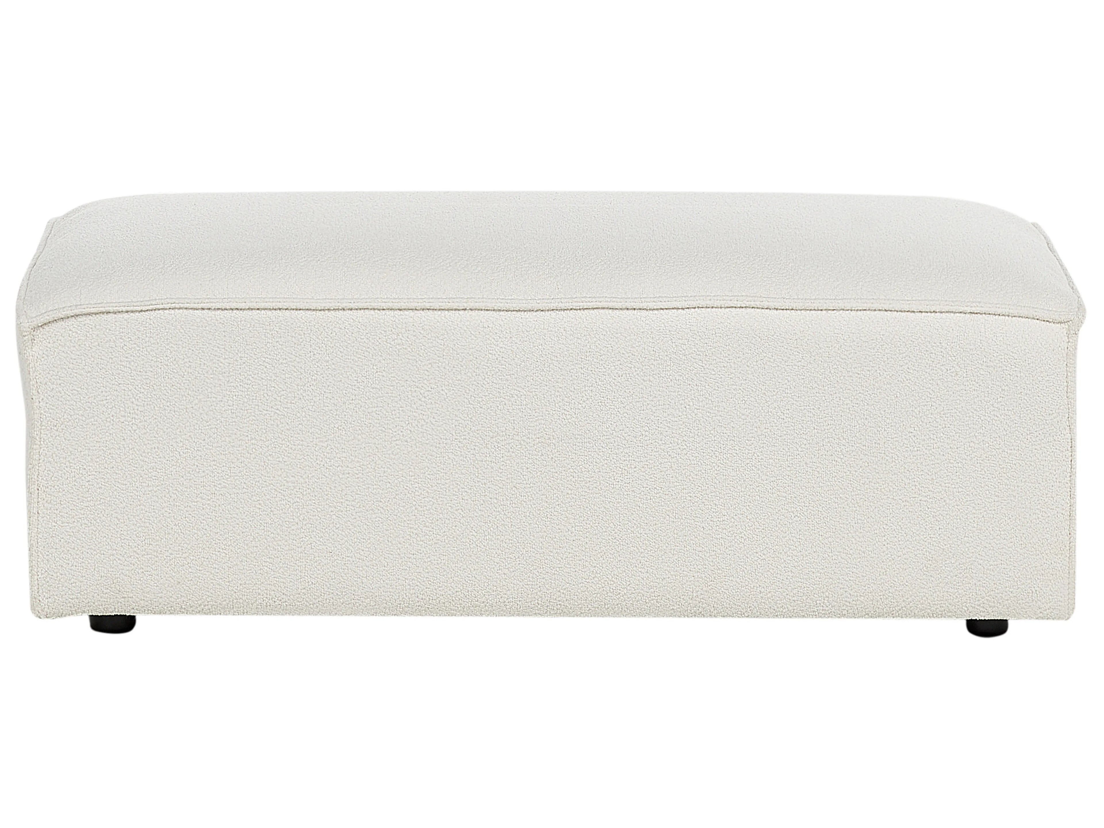  Ottoman HELLNAR Boucle Off-White