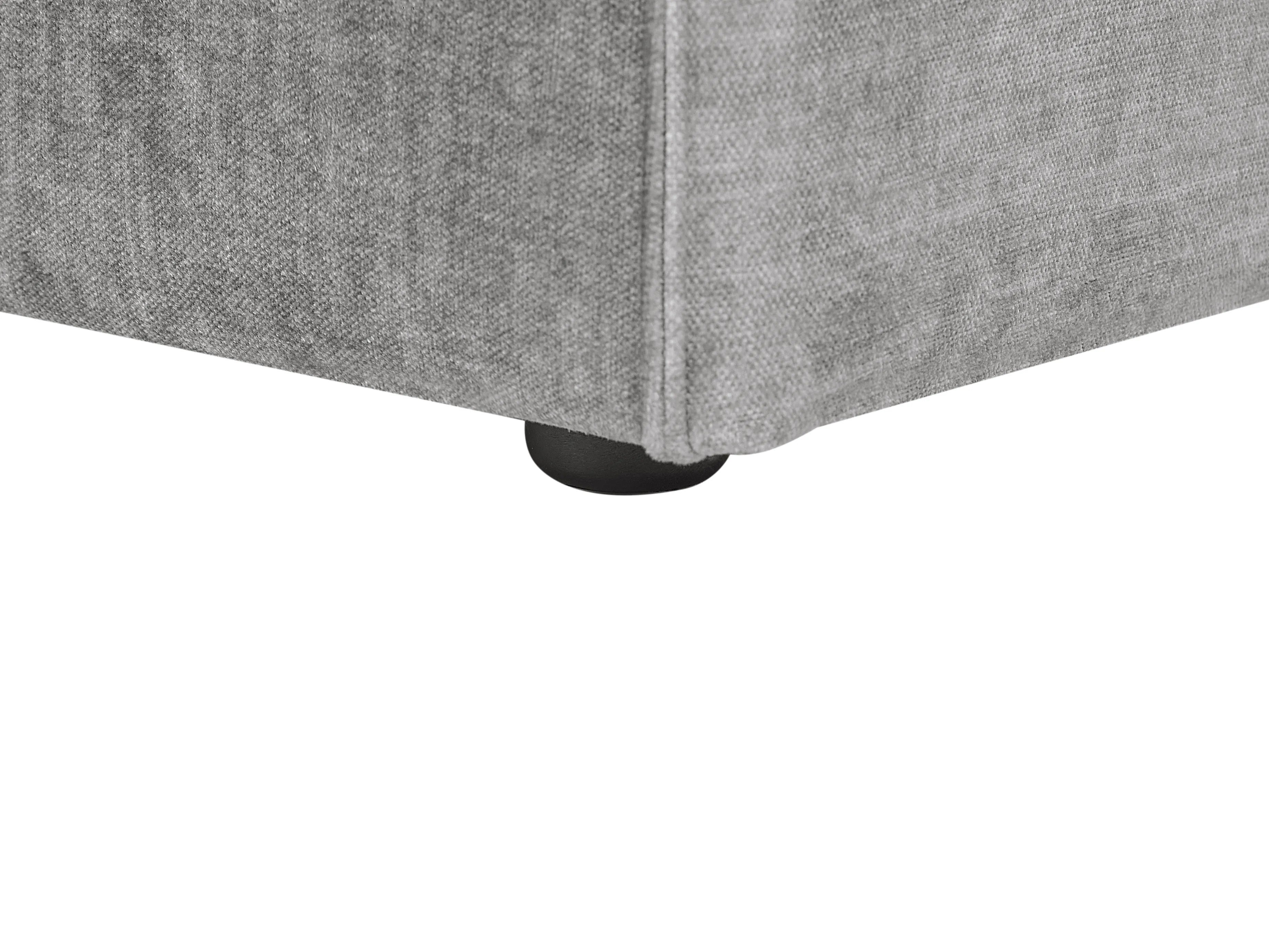 Ottoman HELLNAR Fabric Grey