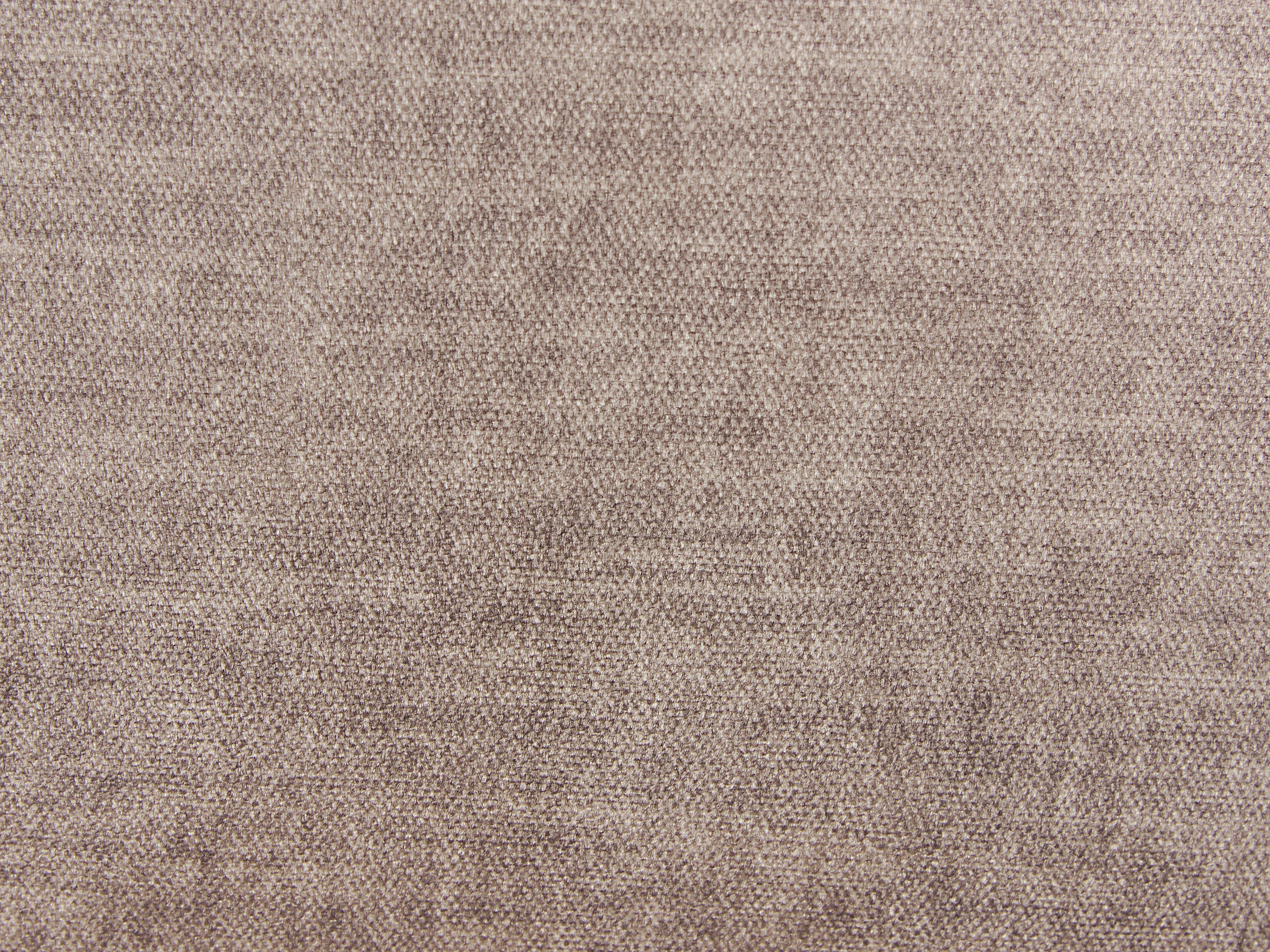  Ottoman HELLNAR Fabric Light Brown