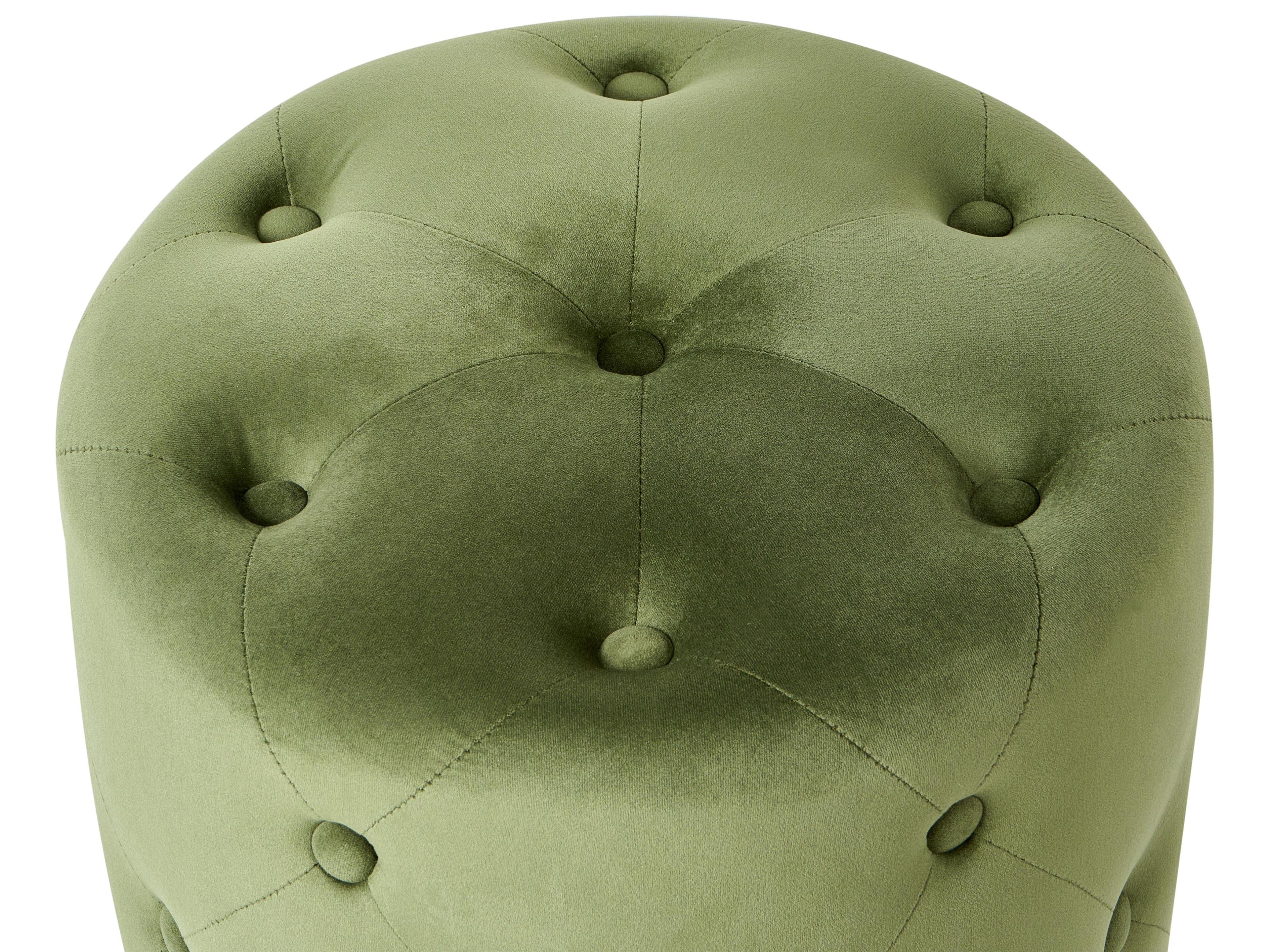  Pouffe COROLLA Velvet Olive Green