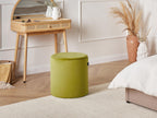  Pouffe LOVETT Velvet Olive Green