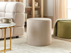  Pouffe LOVETT Velvet Light Beige