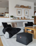  Pouffe MUKKI Fabric Black