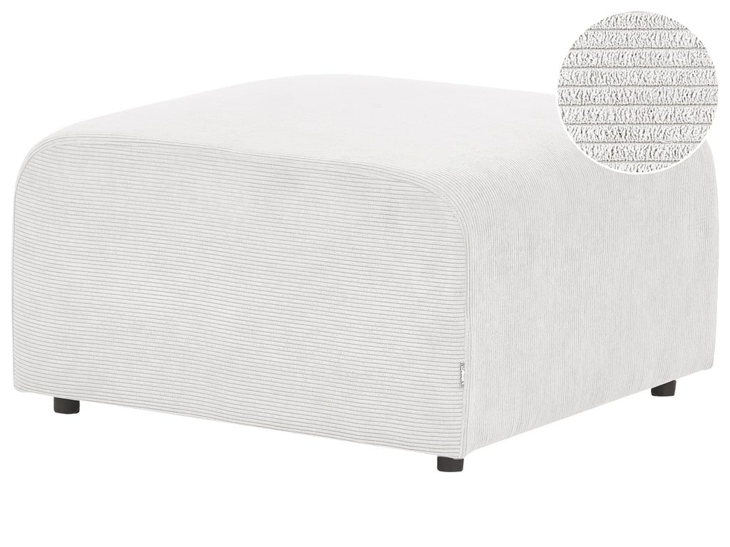  Ottoman FALSTERBO Corduroy Off-White
