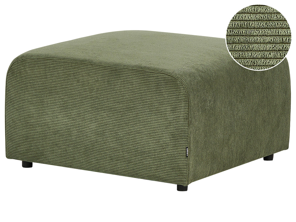  Ottoman FALSTERBO Corduroy Green