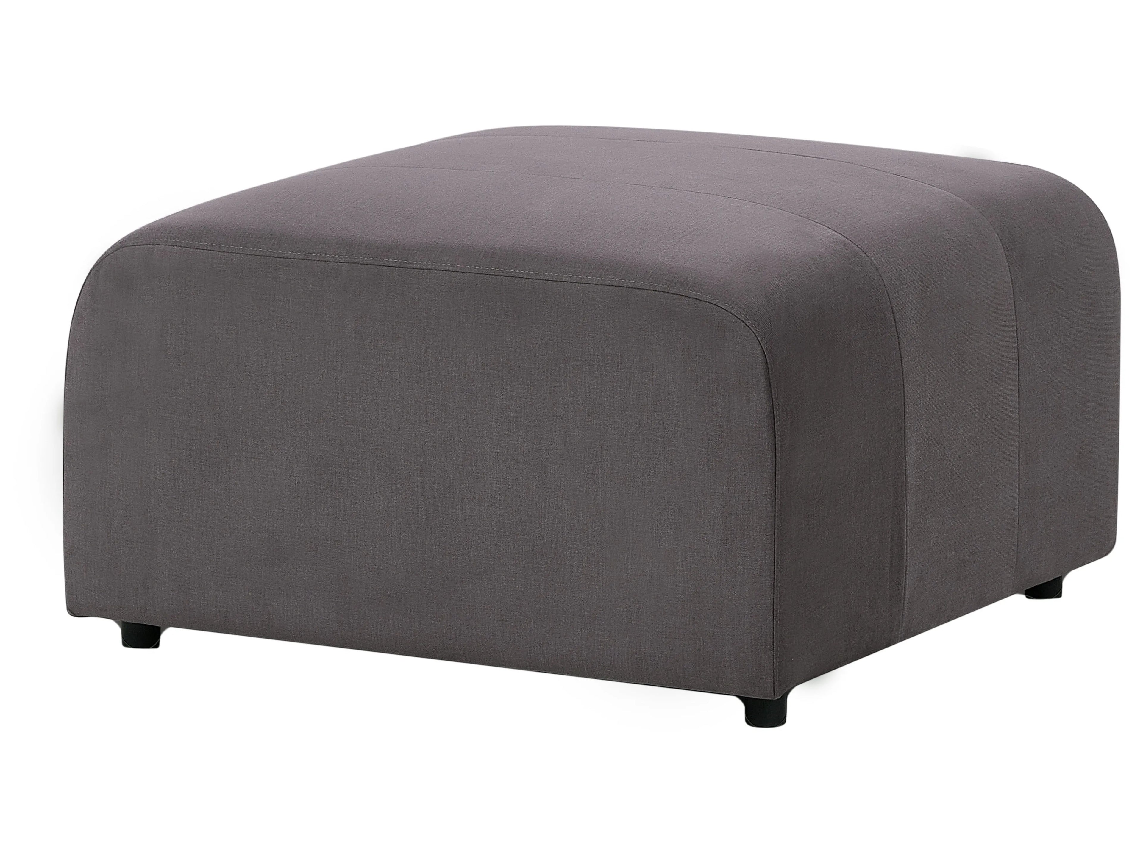  Ottoman FALSTERBO Velvet Dark Grey