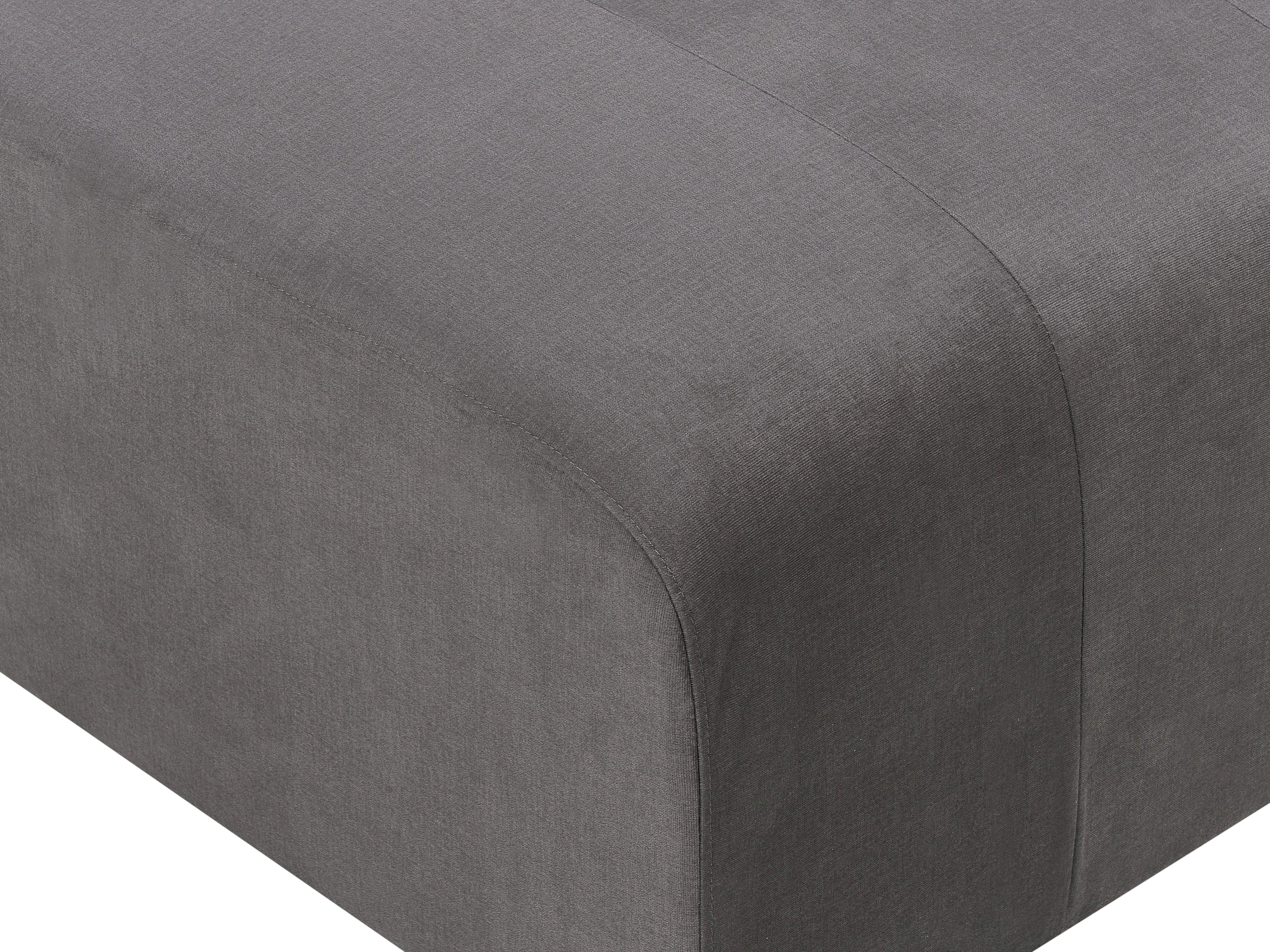  Ottoman FALSTERBO Velvet Dark Grey