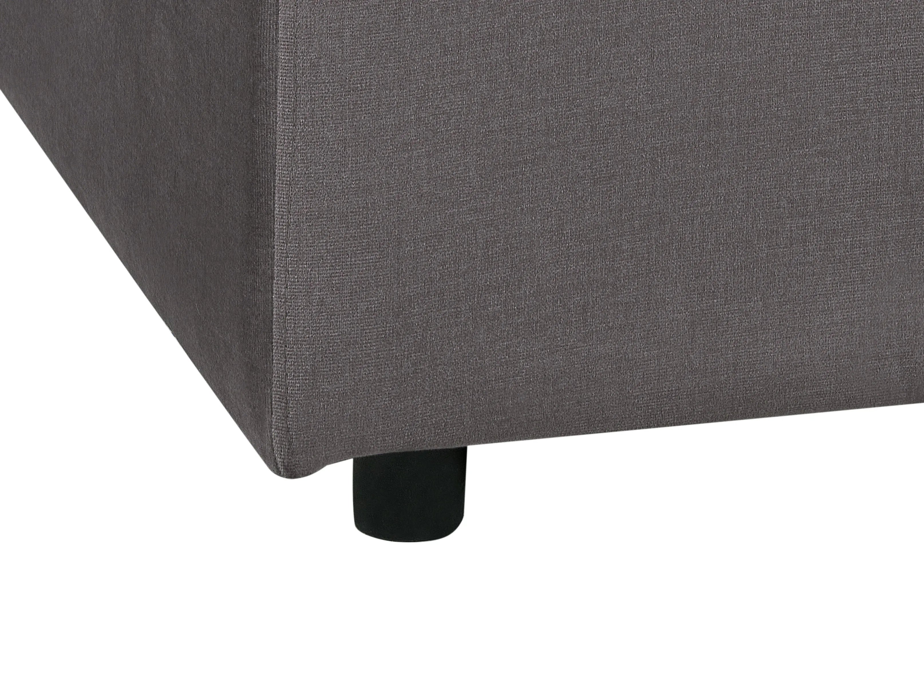  Ottoman FALSTERBO Velvet Dark Grey