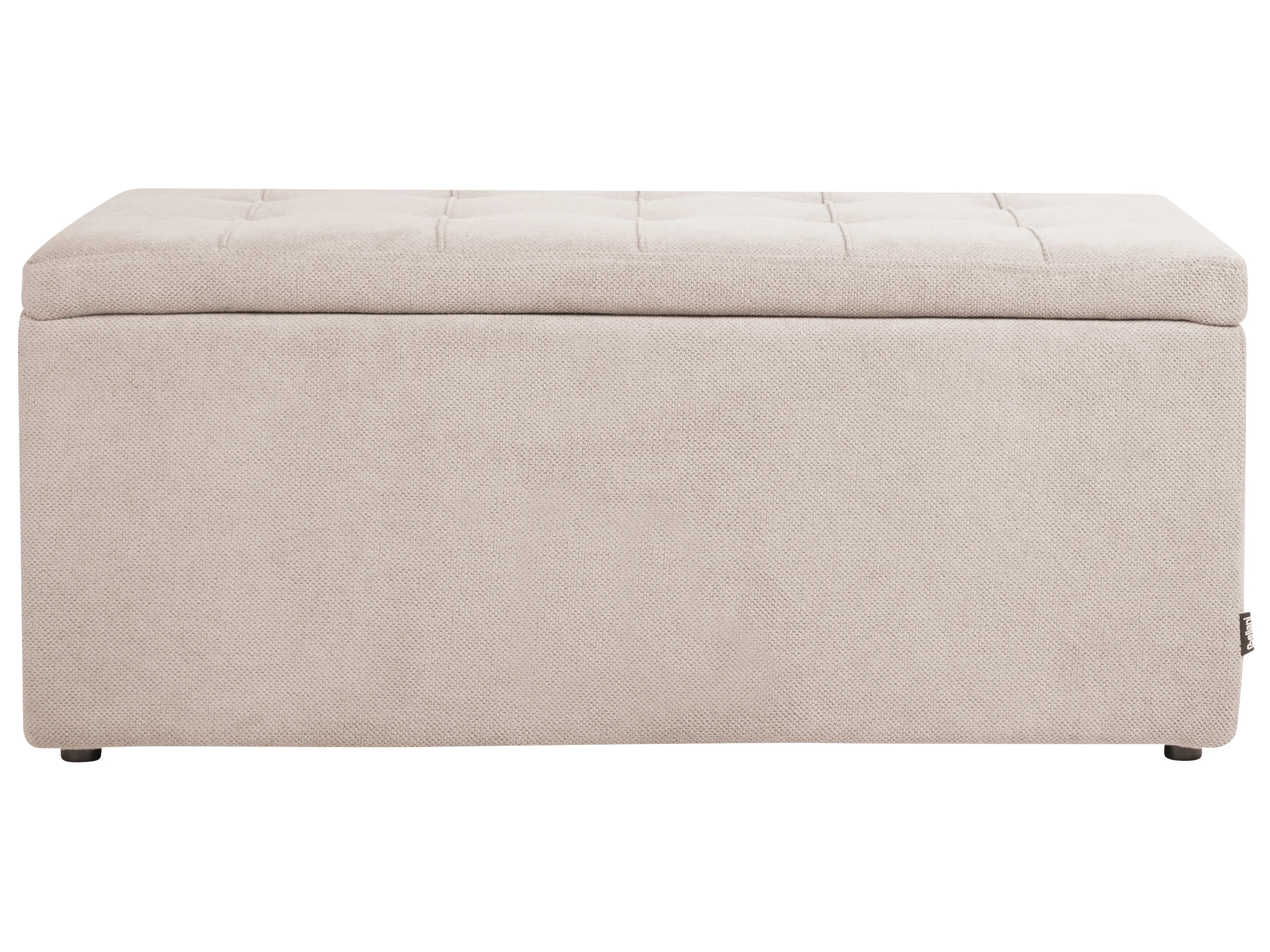  Storage Ottoman OREM Fabric Beige