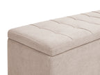  Storage Ottoman OREM Fabric Beige