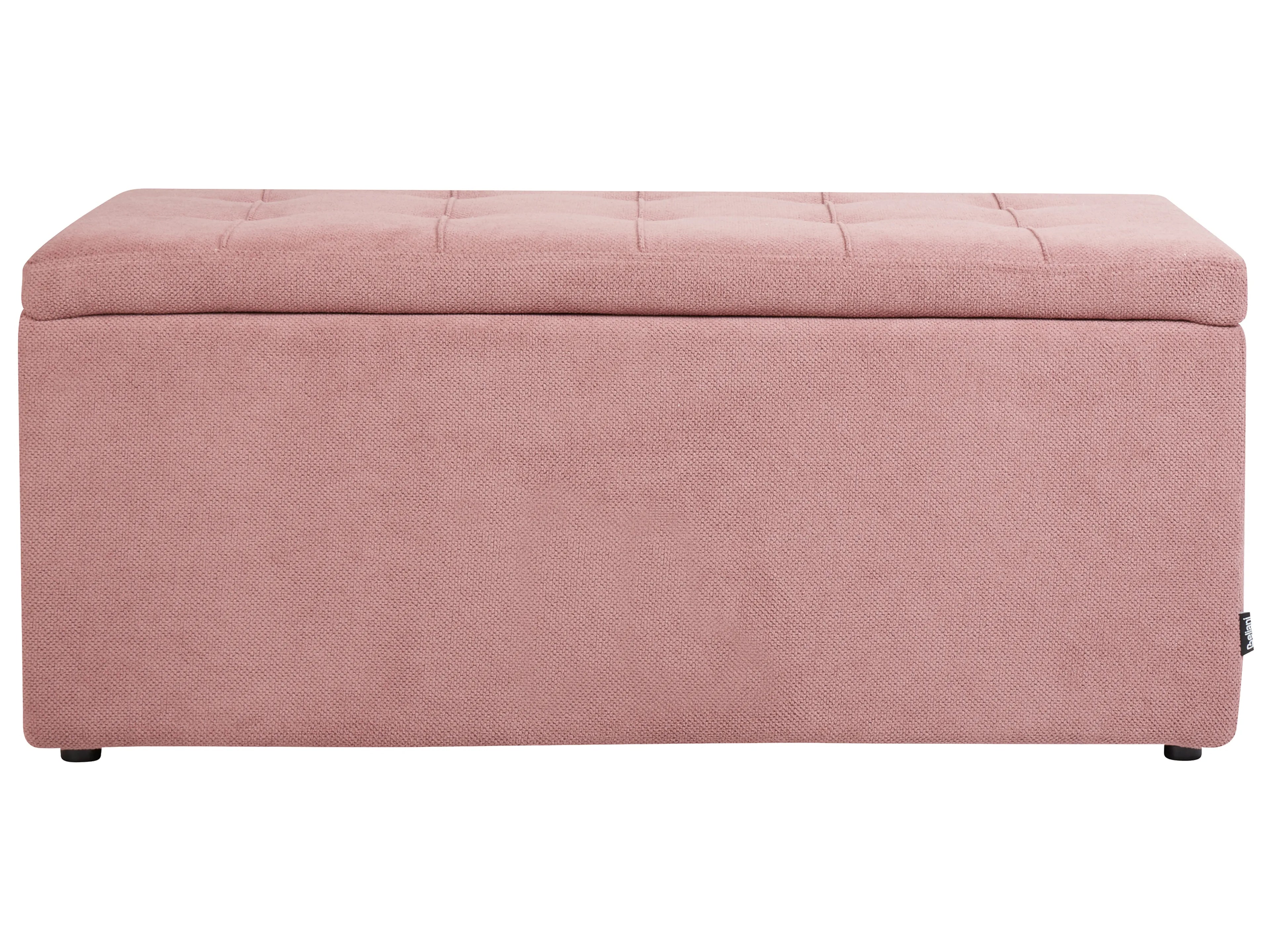  Storage Ottoman OREM Fabric Pink