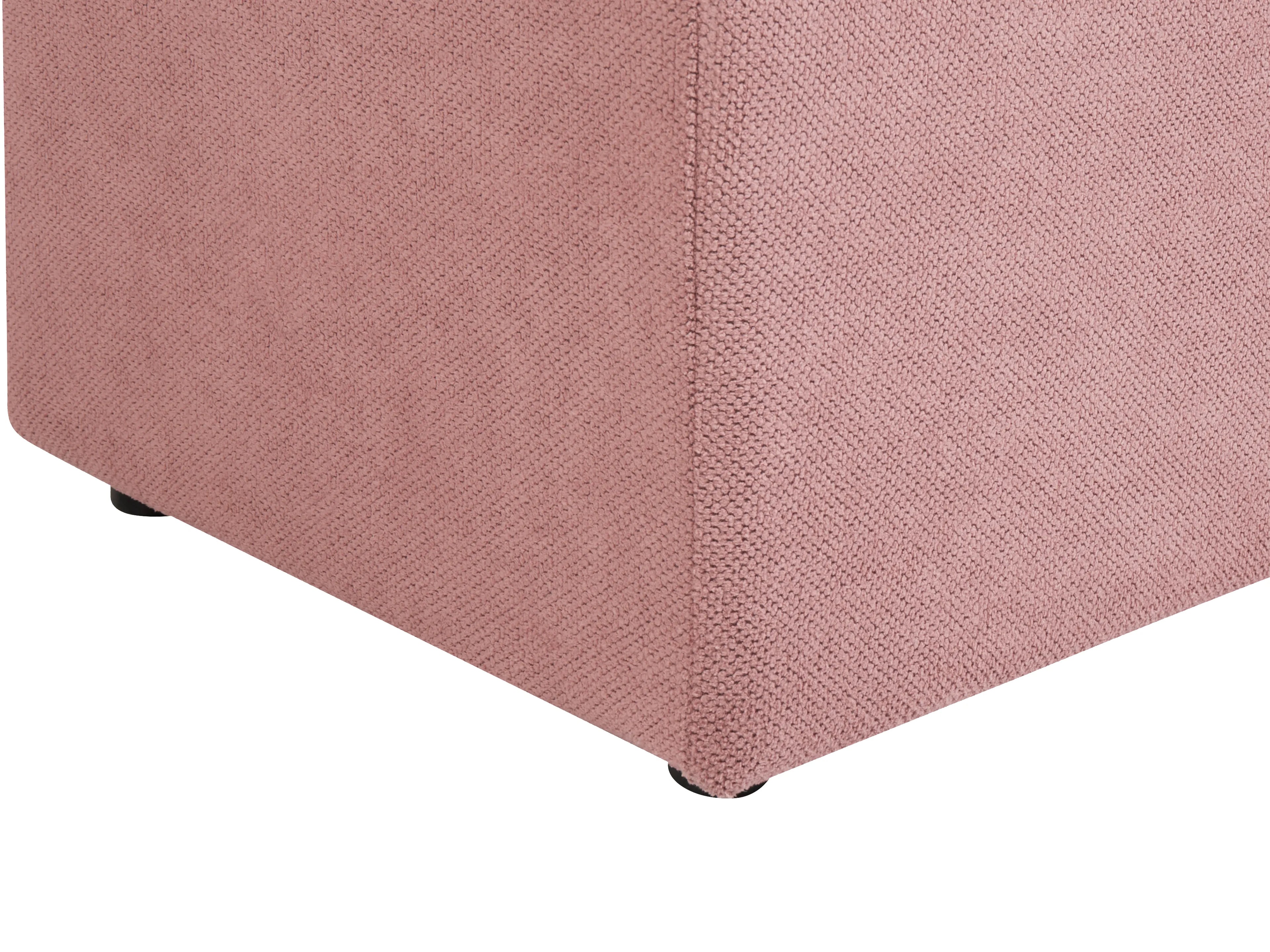  Storage Ottoman OREM Fabric Pink