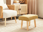  Footstool TAKOMA II Fabric Yellow