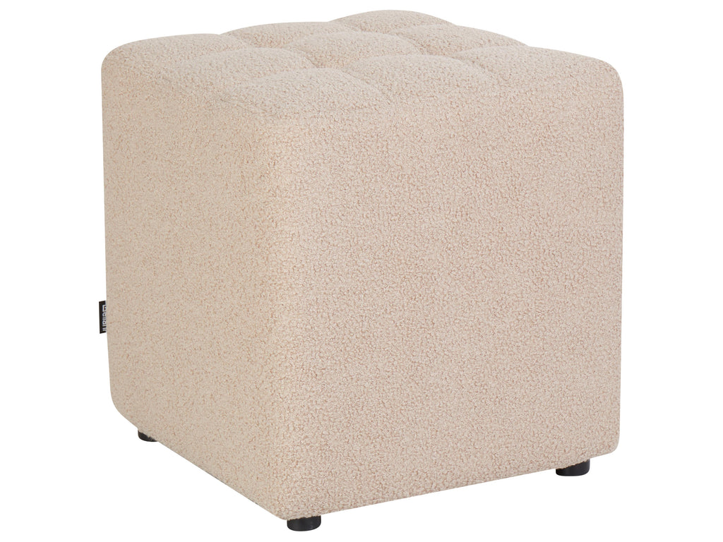  Pouffe KANSAS Boucle Beige
