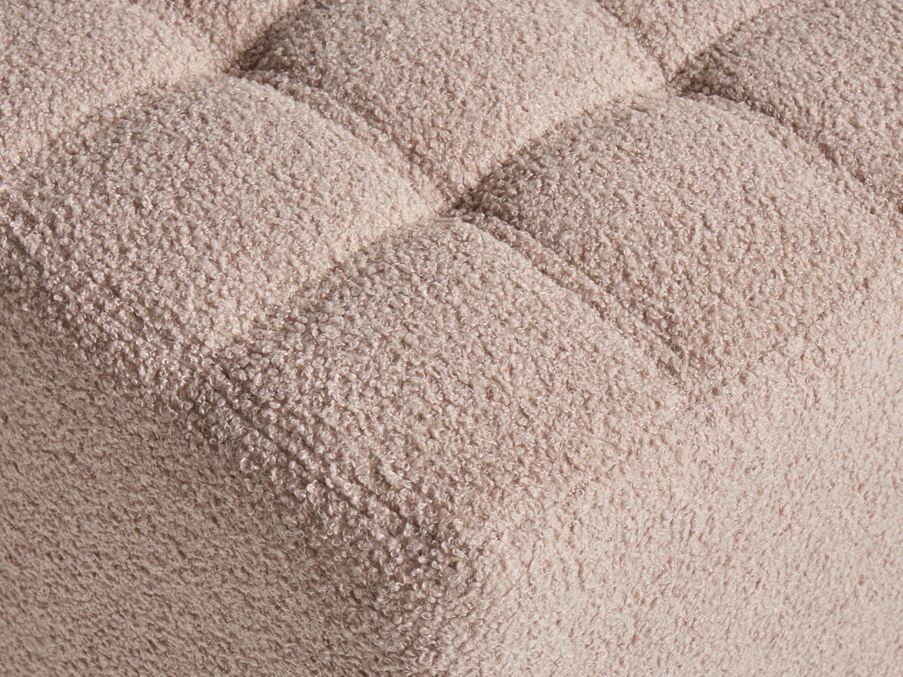  Pouffe KANSAS Boucle Beige