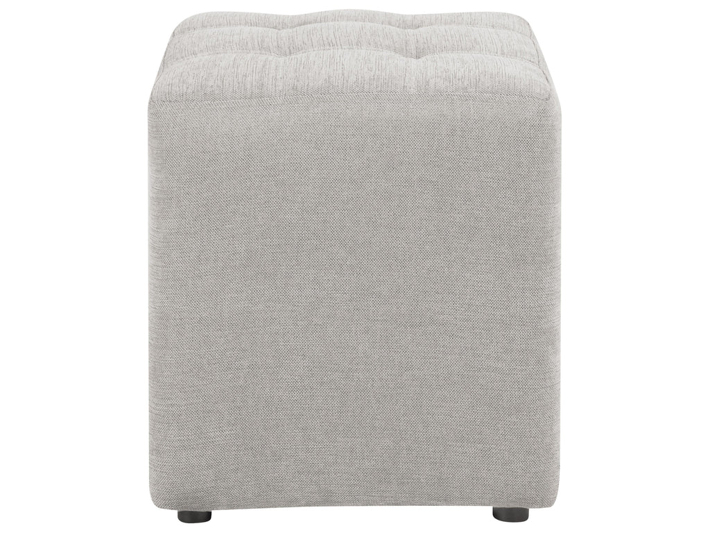  Pouffe KANSAS Fabric Light Grey