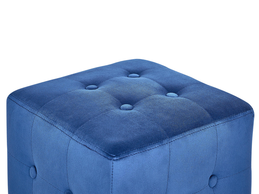  Pouffe WISCONSIN Velvet Blue