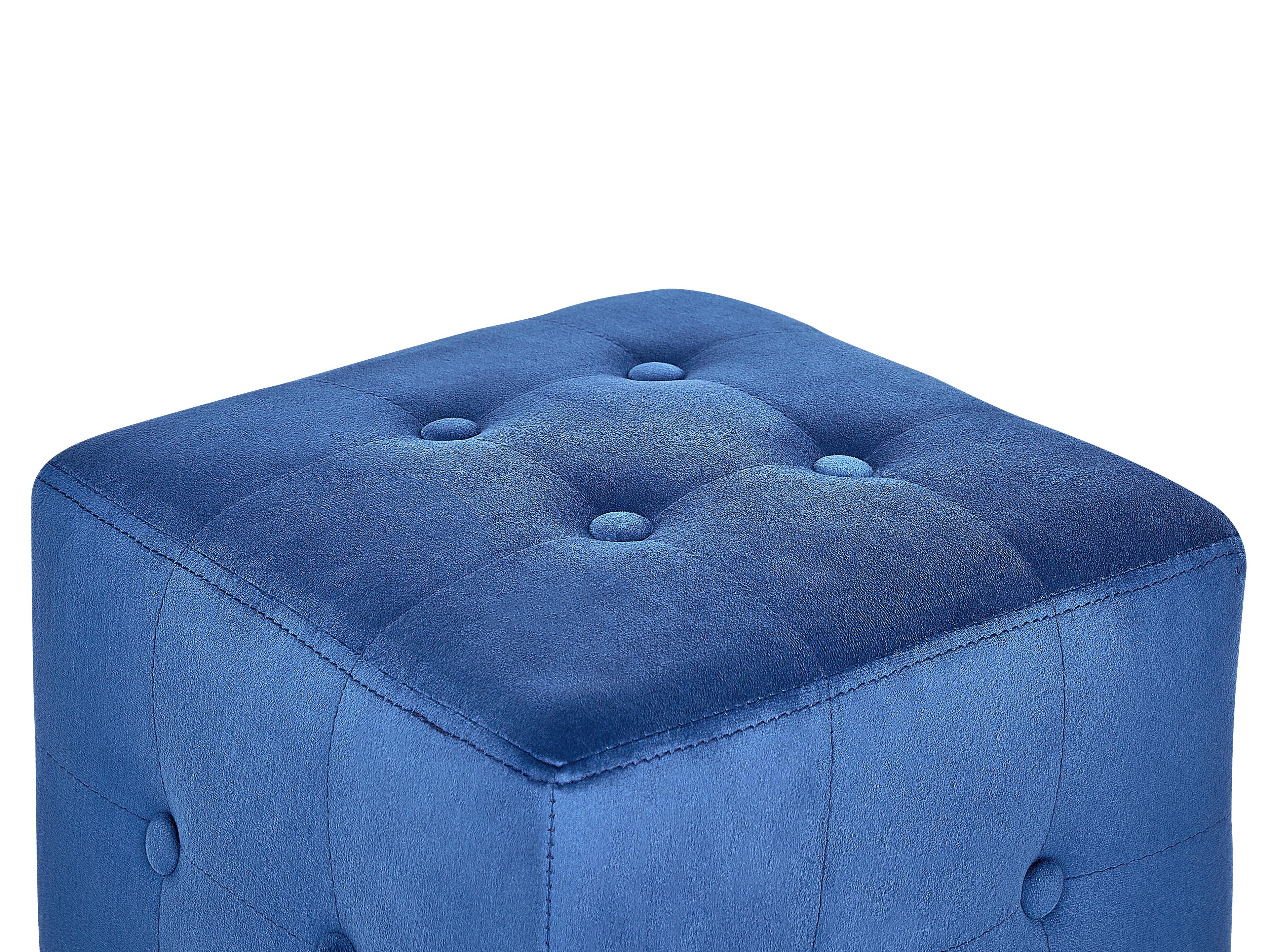  Pouffe WISCONSIN Velvet Blue