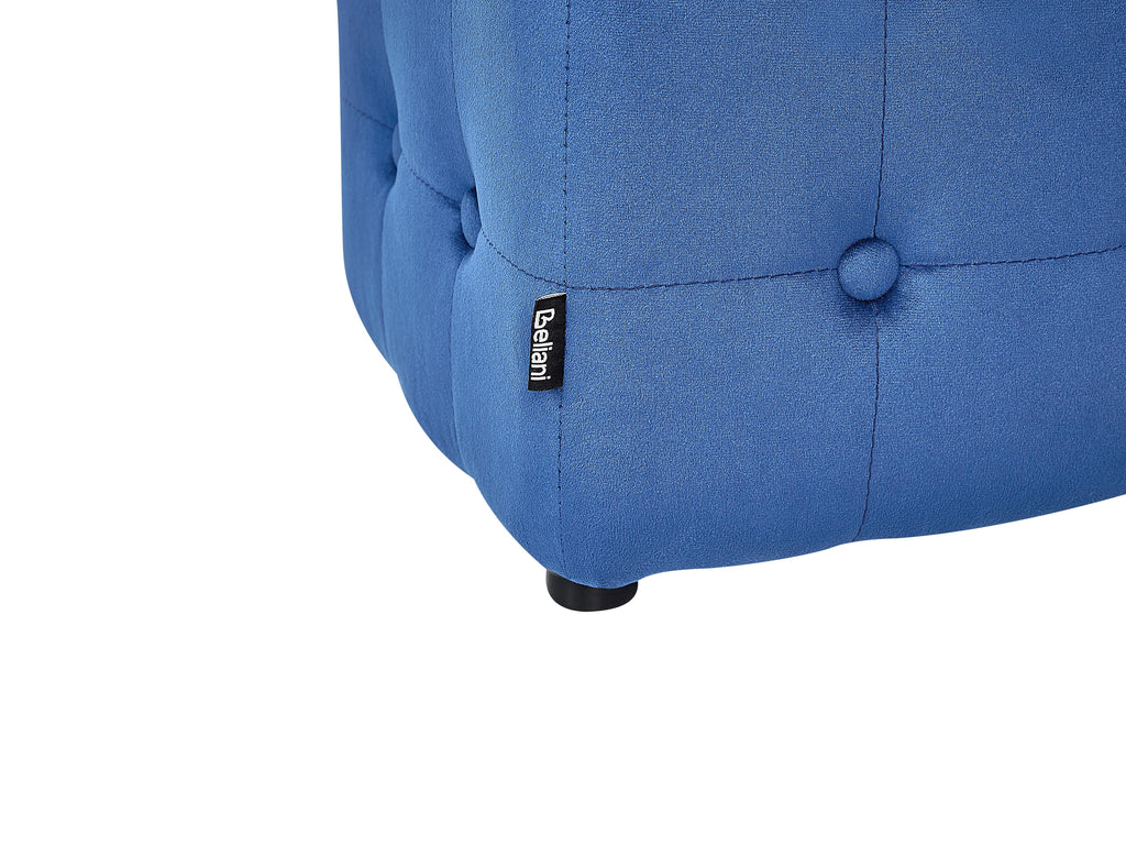  Pouffe WISCONSIN Velvet Blue