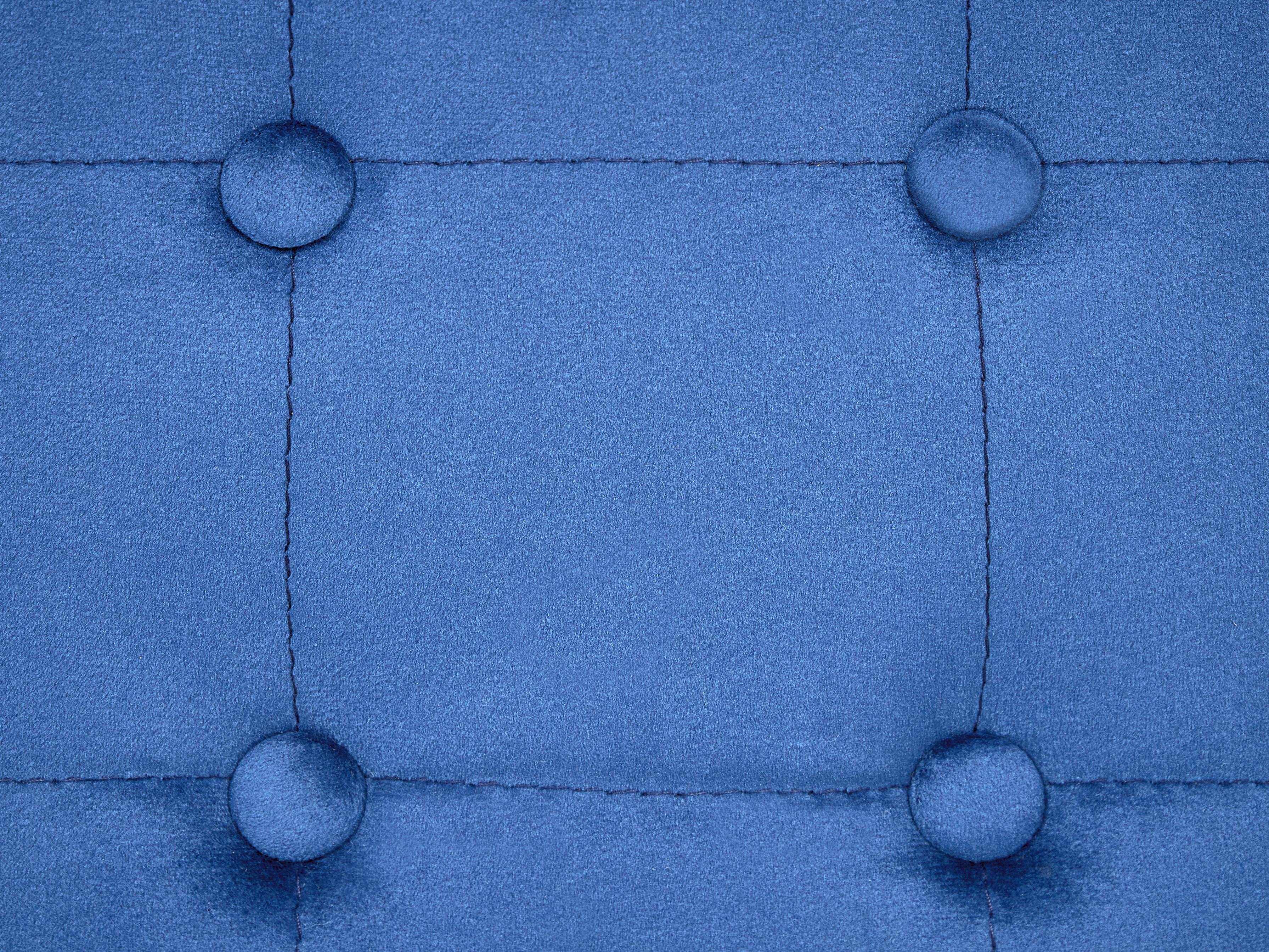  Pouffe WISCONSIN Velvet Blue