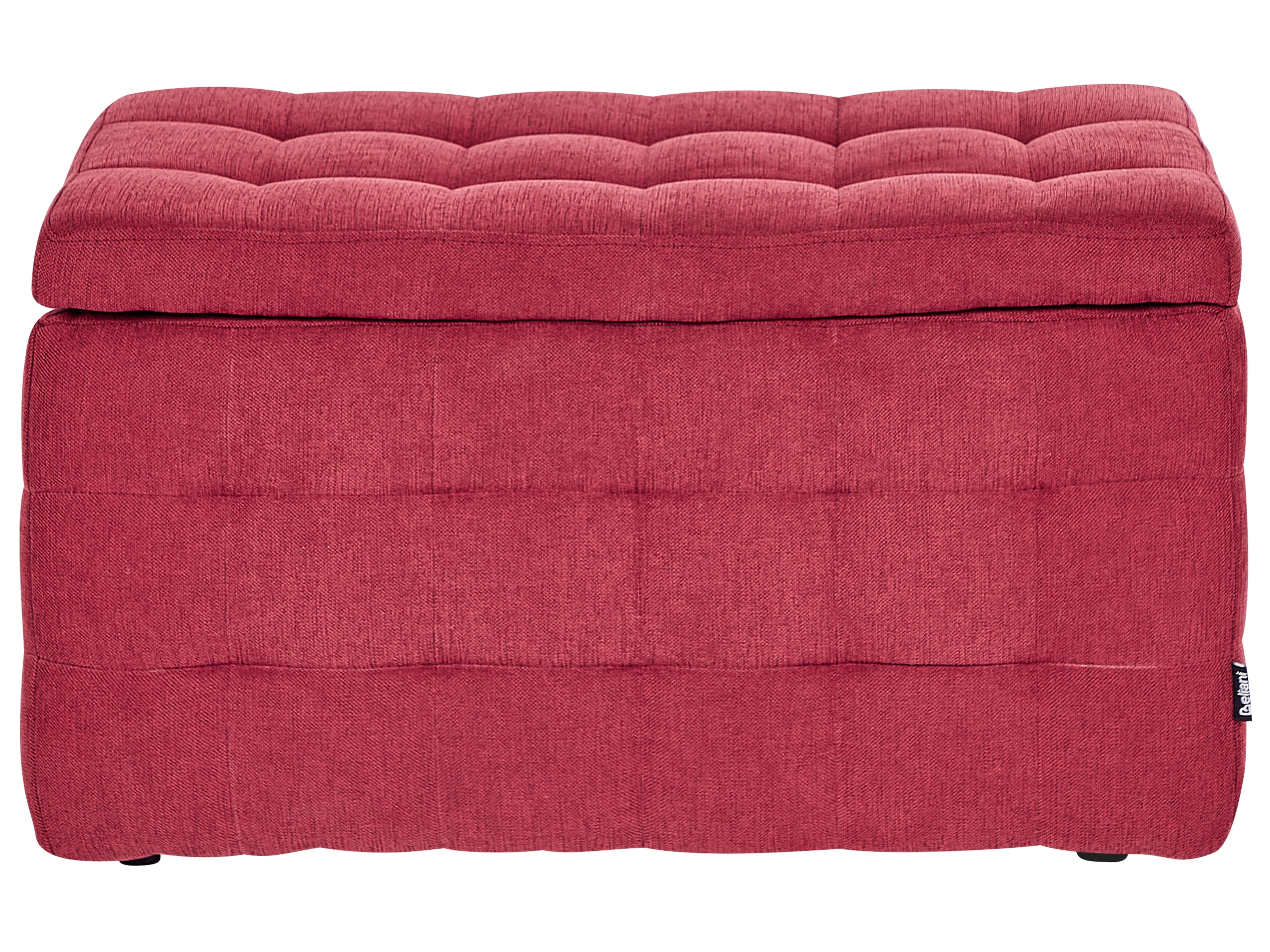  Storage Ottoman MICHIGAN Fabric Red
