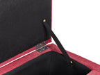  Storage Ottoman MICHIGAN Fabric Red