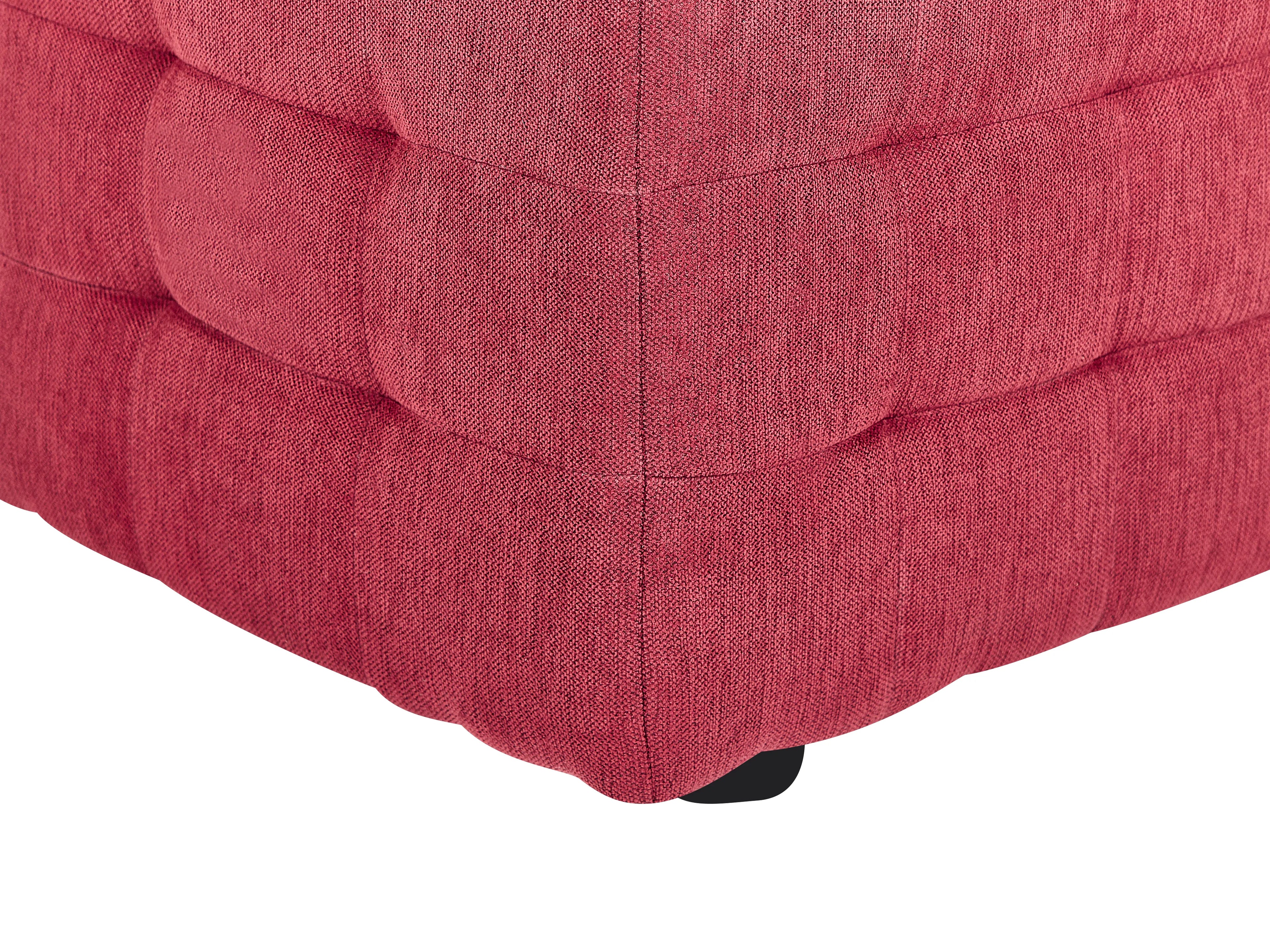  Storage Ottoman MICHIGAN Fabric Red