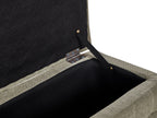  Storage Ottoman MICHIGAN Fabric Olive Green