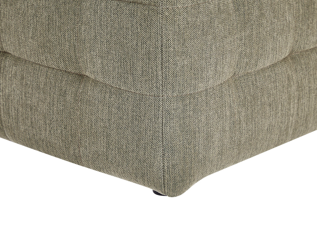  Storage Ottoman MICHIGAN Fabric Olive Green