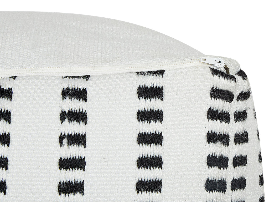  Pouffe GAJAN Fabric White