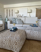  Pouffe MASKI Fabric Beige