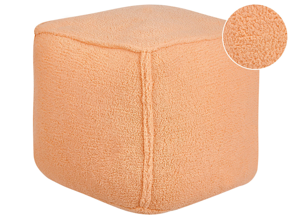  Pouffe ALIPUR Boucle Orange