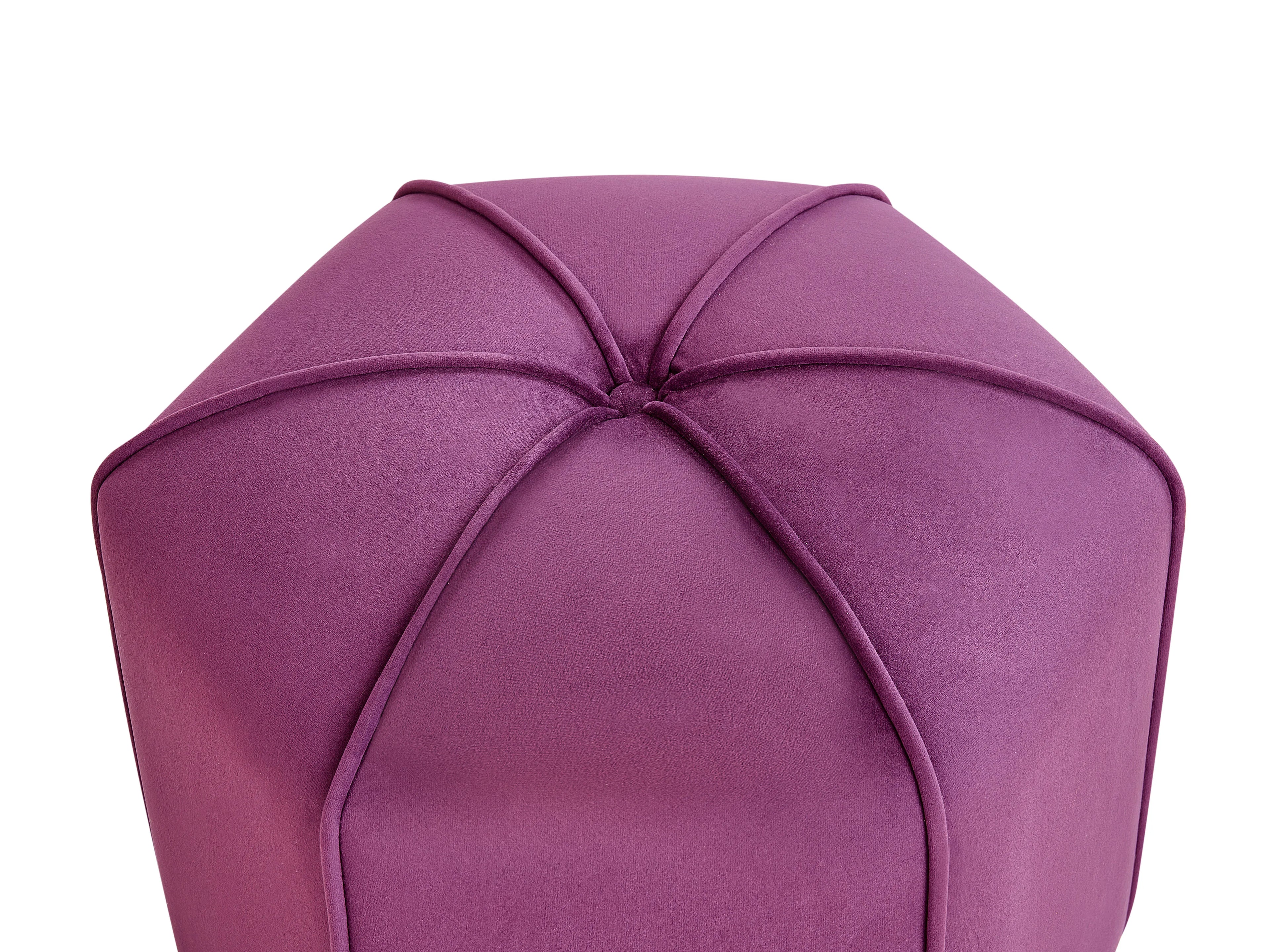  Pouffe WISHEK Velvet Purple