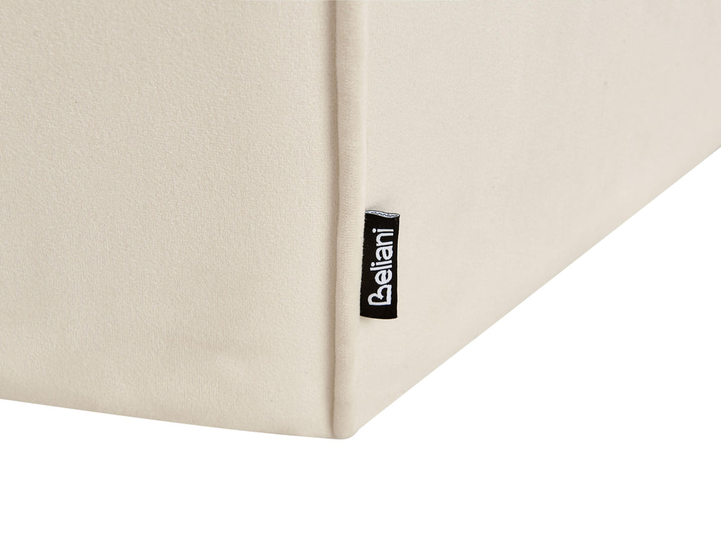  Pouffe WISHEK Velvet Light Beige