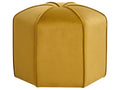  Pouffe WISHEK Velvet Yellow