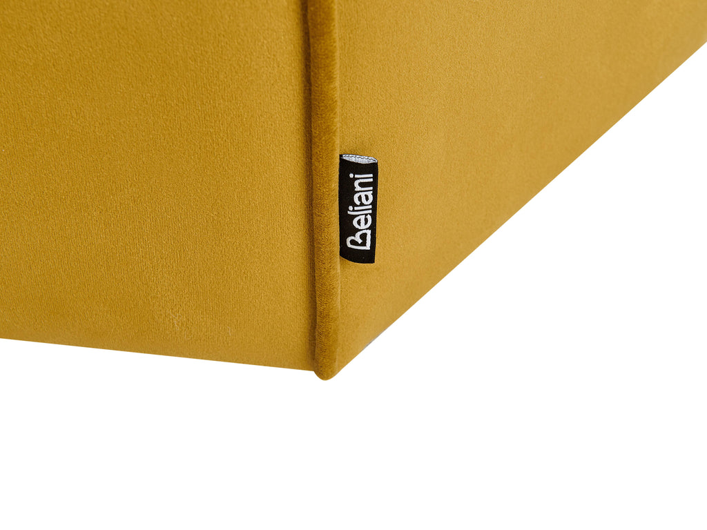  Pouffe WISHEK Velvet Yellow