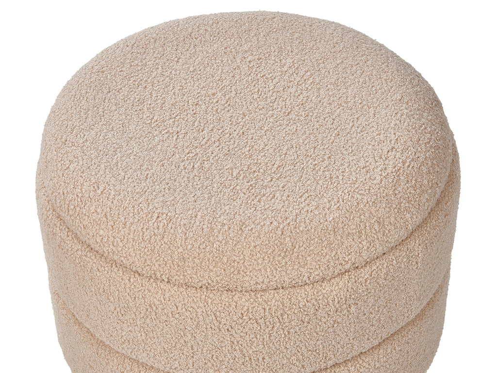  Storage Stool OKATON Boucle Beige