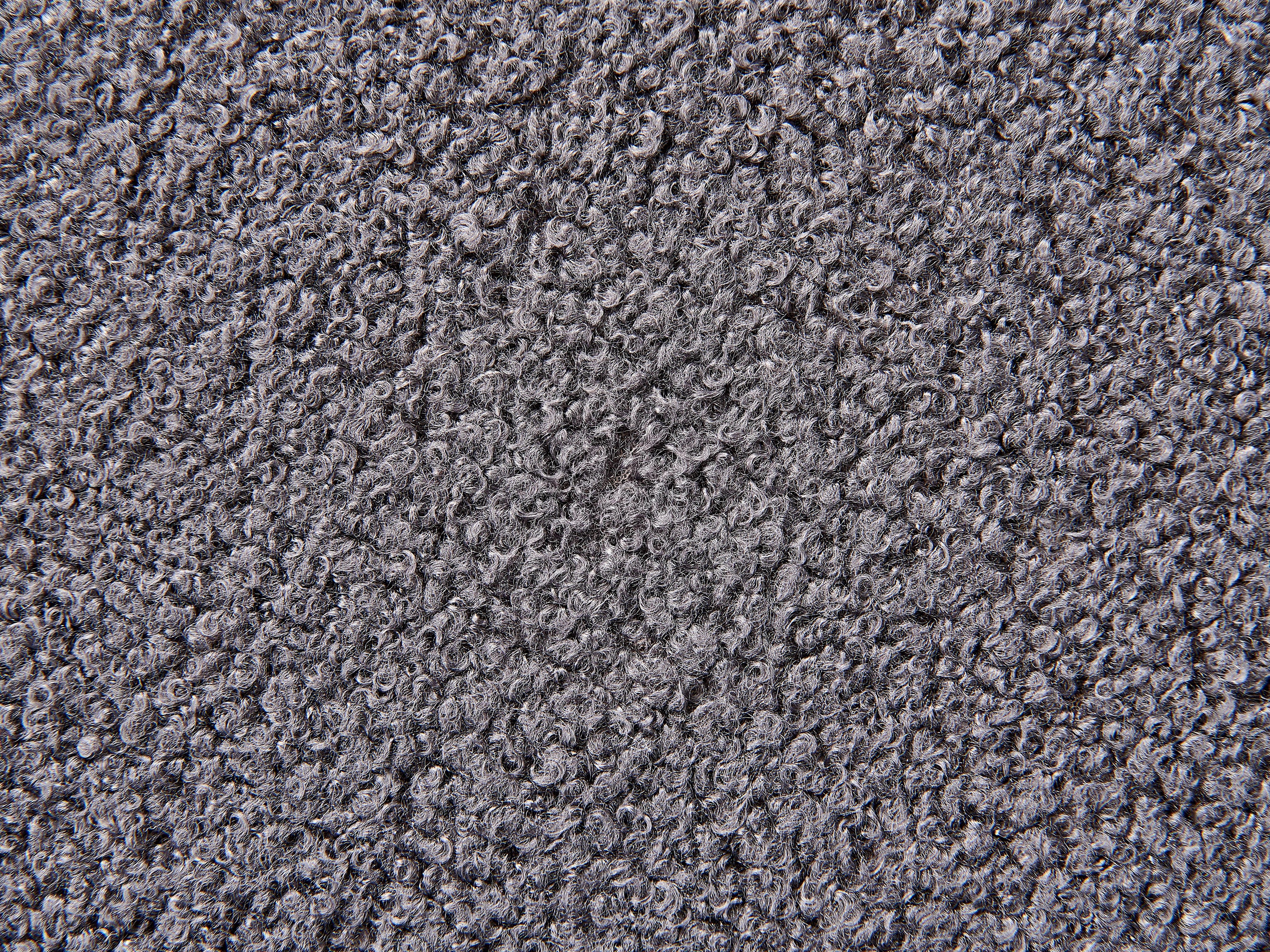  Footstool PRESHO Boucle Grey