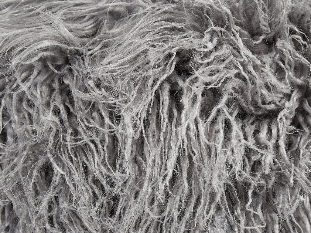  Pouffe TUKKI Faux Fur Grey
