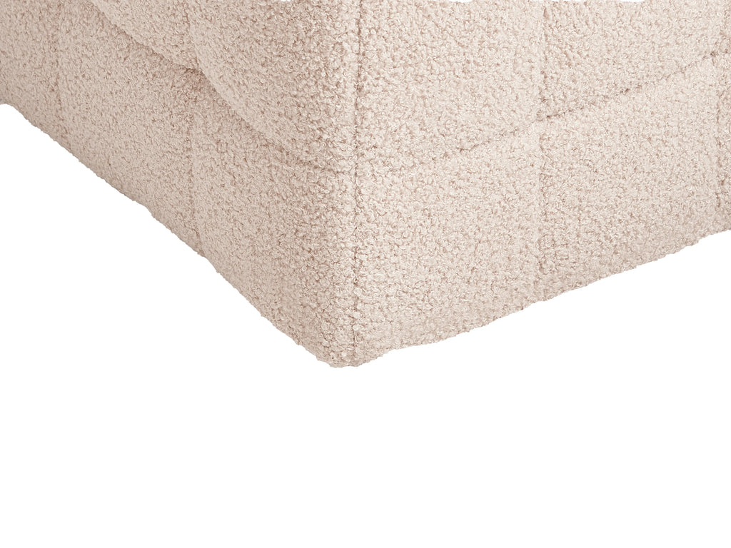  Storage Ottoman MICHIGAN Boucle Beige