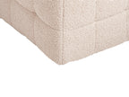  Storage Ottoman MICHIGAN Boucle Beige