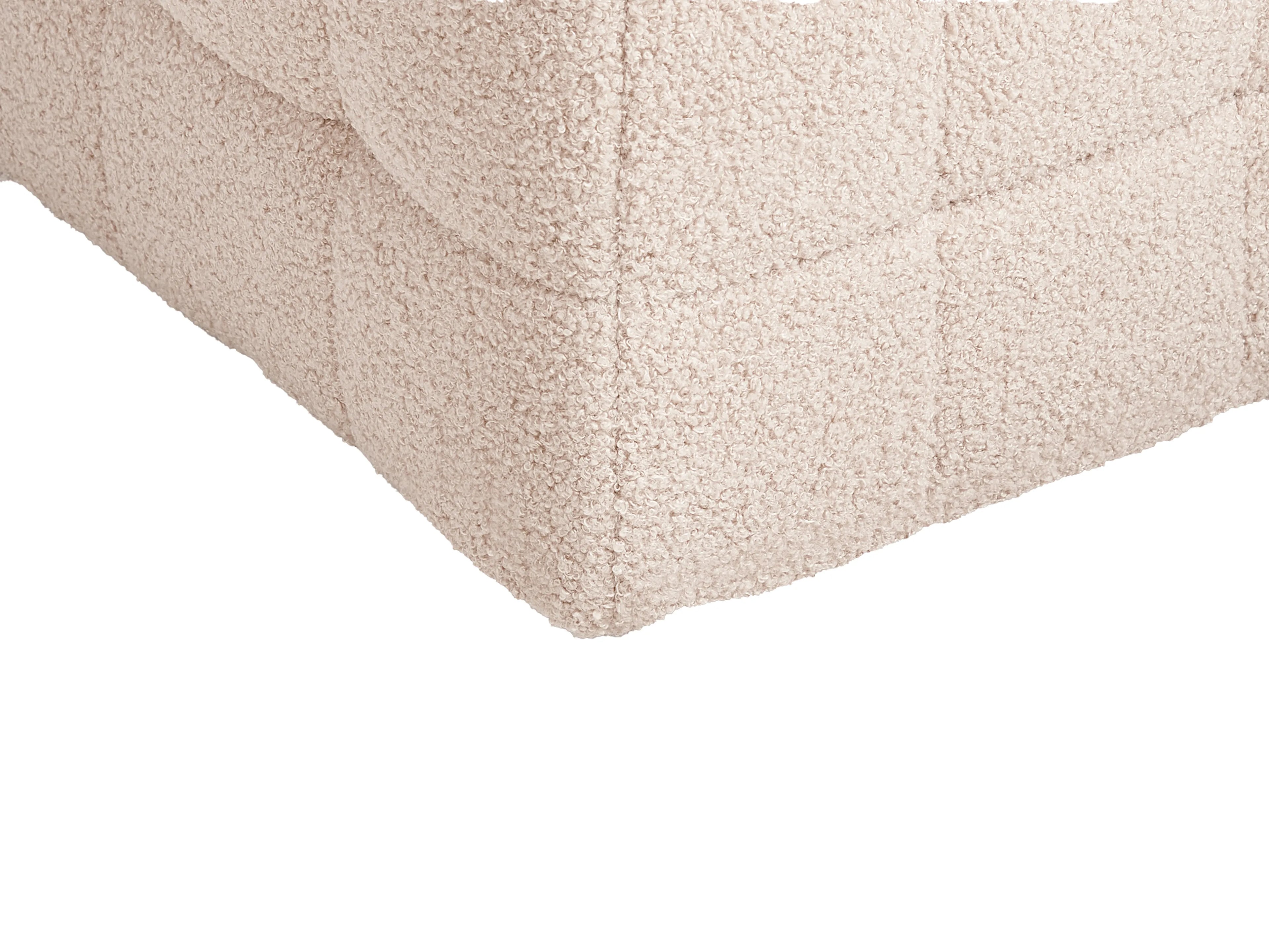  Storage Ottoman MICHIGAN Boucle Beige