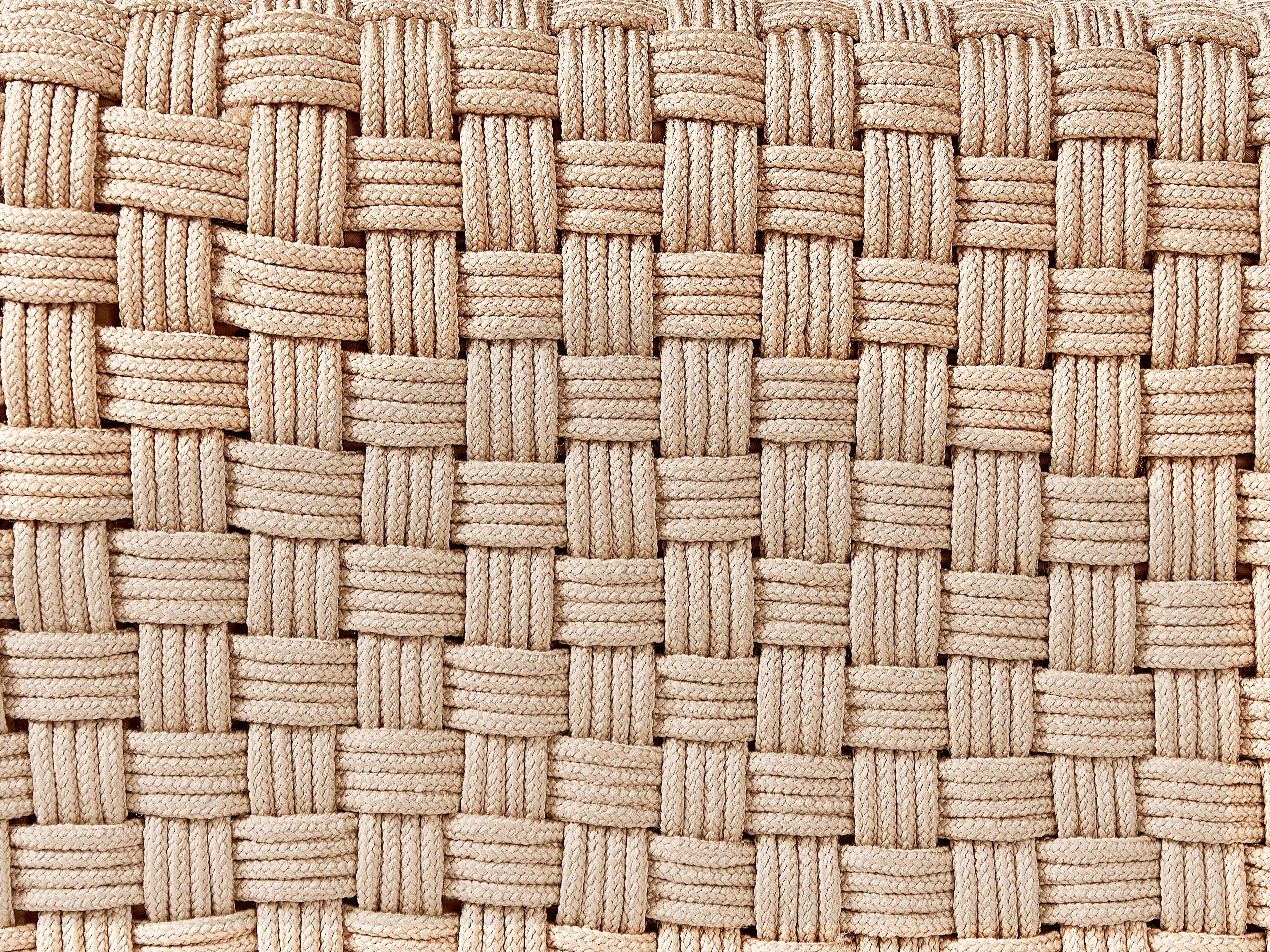  Pouffe NALLI Synthetic Material Light Beige